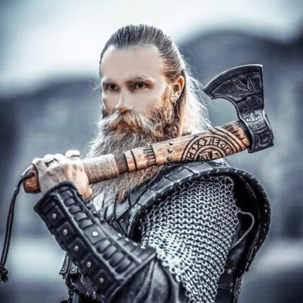 Viking Axe Ragnar Personalised Engraving On Head Battle Axe