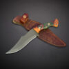 Custom Handmade Bowie Knife Carbon Steel Blade With Resin Handle