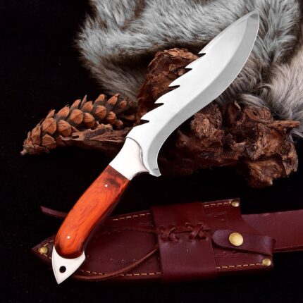 Master Hunting Tracker Knife J2 Stainless Steel Exotic Wood Hunting Adventure